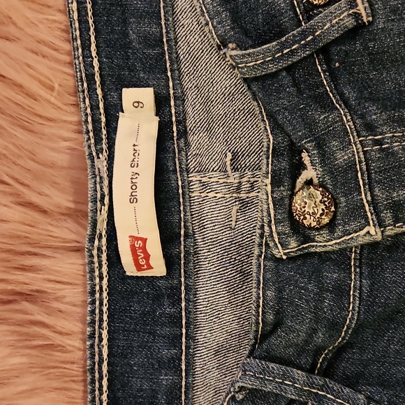 Levi's Vintage Shorty Short Jean Shorts - Picture 3 of 10